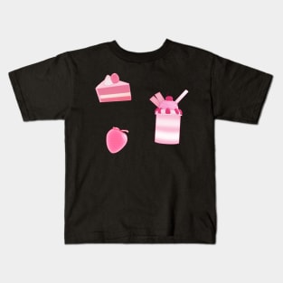 Strawberry Desserts Kids T-Shirt